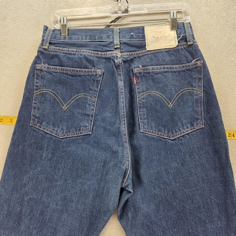 Levis 701 Jeans Womens Blue Selvedge LVC High Rise Marilyn Monroe Fits 28x32 - Picture 15 of 16